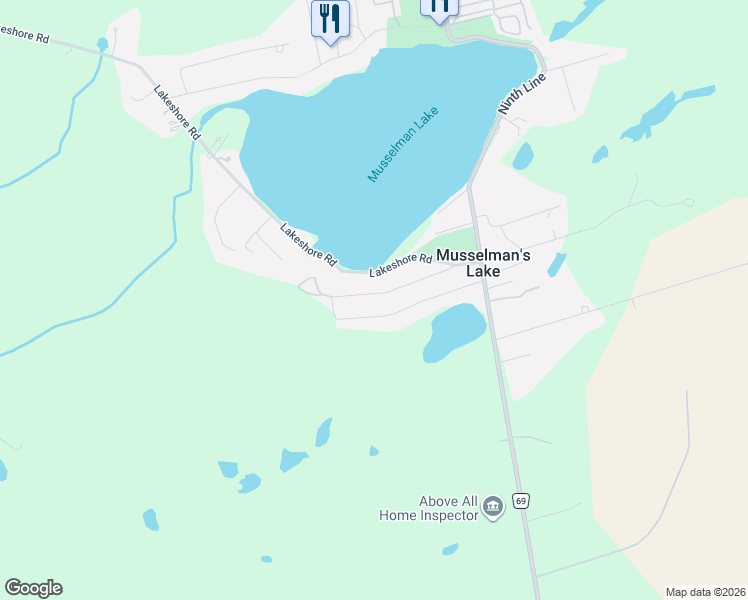 map of restaurants, bars, coffee shops, grocery stores, and more near 39 Windsor Drive in Whitchurch-Stouffville