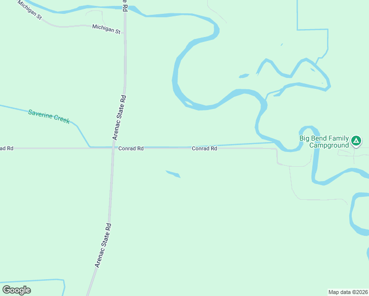 map of restaurants, bars, coffee shops, grocery stores, and more near 792 Conrad Road in Standish