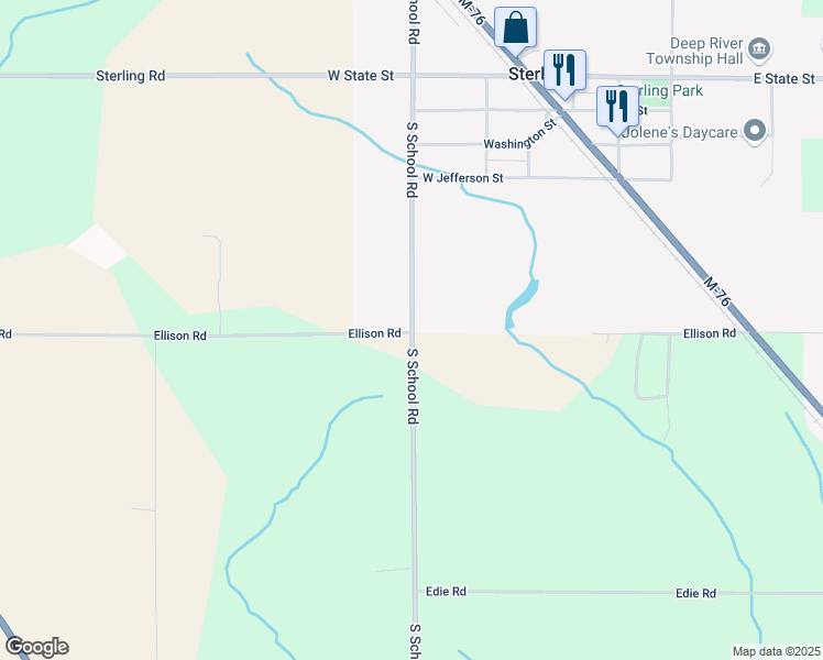 map of restaurants, bars, coffee shops, grocery stores, and more near 798 S School Rd in Sterling