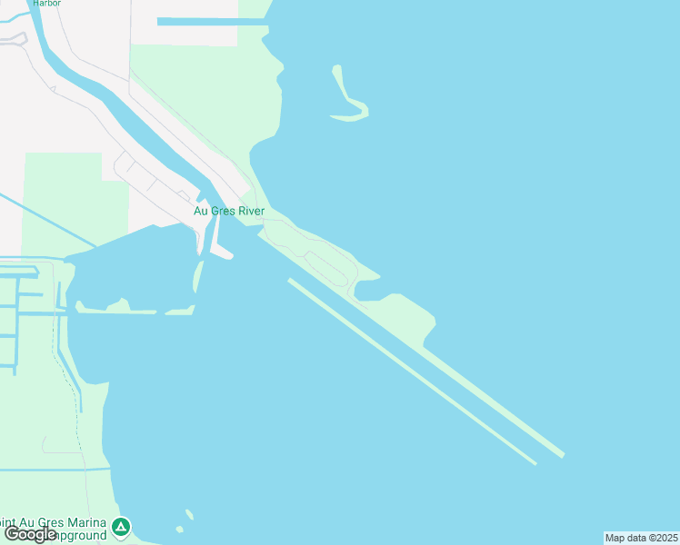 map of restaurants, bars, coffee shops, grocery stores, and more near Main Street in Au Gres