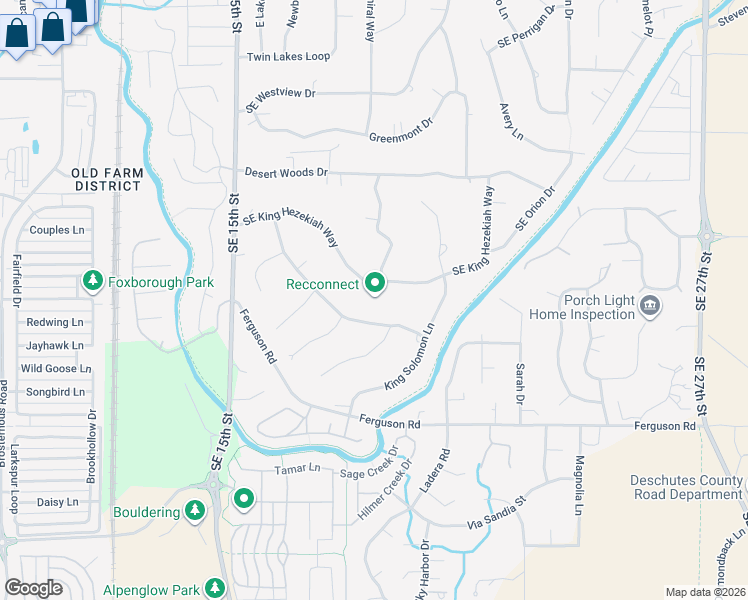 map of restaurants, bars, coffee shops, grocery stores, and more near 20923 Southeast King Hezekiah Way in Bend