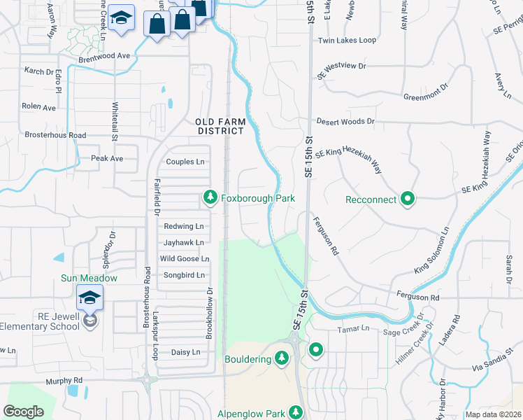 map of restaurants, bars, coffee shops, grocery stores, and more near 20743 Prince John Court in Bend