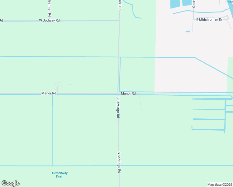 map of restaurants, bars, coffee shops, grocery stores, and more near 2498 Manor Road in Au Gres