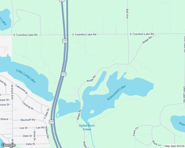 map of restaurants, bars, coffee shops, grocery stores, and more near 2691 Ridge Road in Harrison