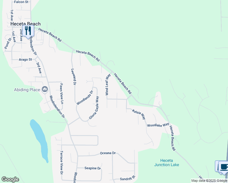 map of restaurants, bars, coffee shops, grocery stores, and more near 88064 South Wind Jammer Street in Florence