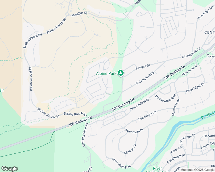 map of restaurants, bars, coffee shops, grocery stores, and more near 19355 Blue Bucket Lane in Bend