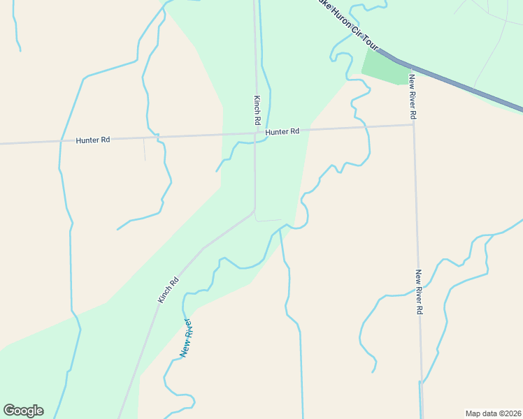 map of restaurants, bars, coffee shops, grocery stores, and more near 7902 Kinch Road in Port Austin