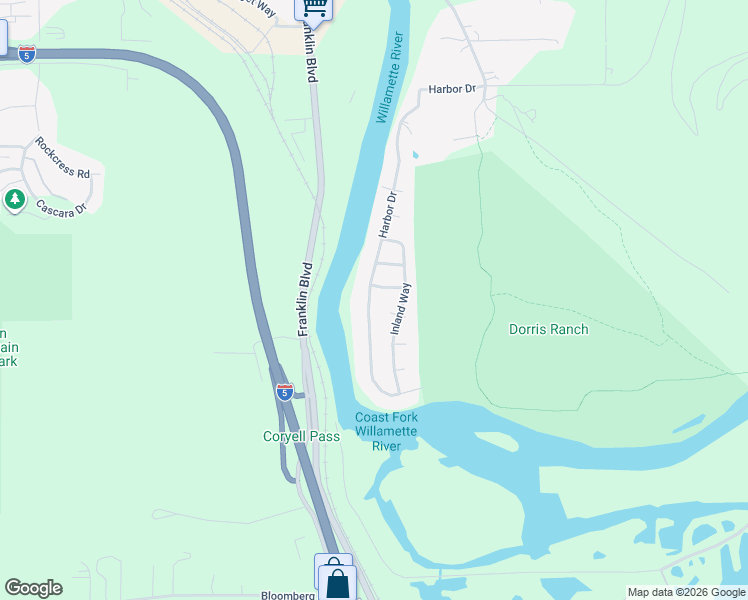 map of restaurants, bars, coffee shops, grocery stores, and more near 1991 Harbor Drive in Springfield