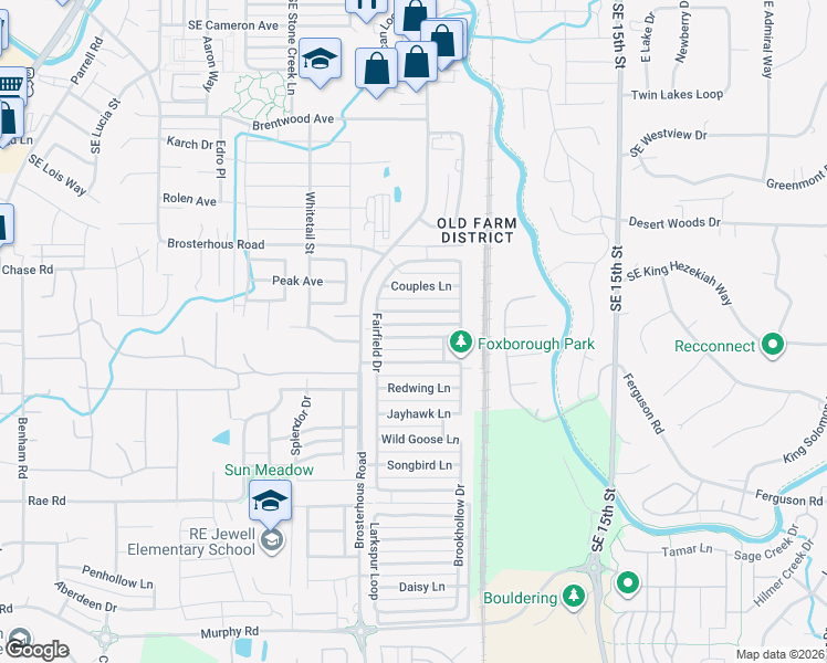 map of restaurants, bars, coffee shops, grocery stores, and more near 20644 Cherry Tree Lane in Bend