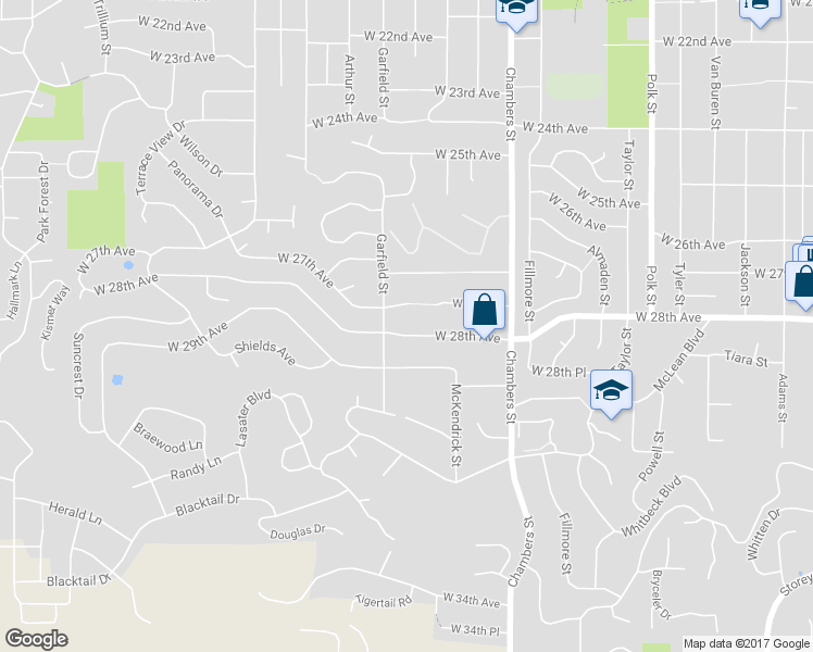 map of restaurants, bars, coffee shops, grocery stores, and more near 1955 West 28th Avenue in Eugene