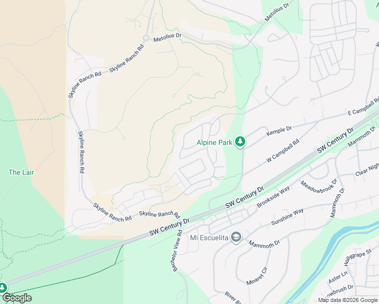 map of restaurants, bars, coffee shops, grocery stores, and more near 19308 Eaton Lane in Bend