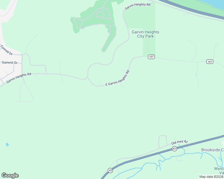 map of restaurants, bars, coffee shops, grocery stores, and more near 129 East Garvin Heights Road in Winona