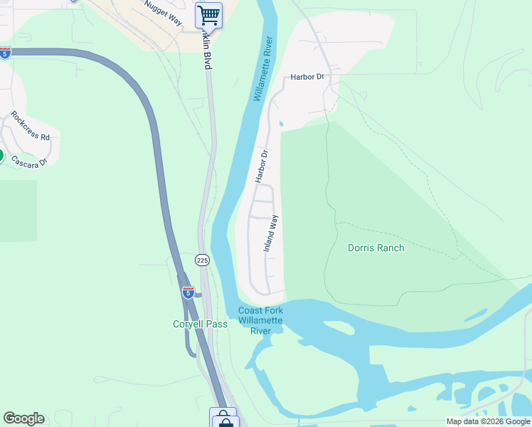 map of restaurants, bars, coffee shops, grocery stores, and more near 1845 Harbor Drive in Springfield