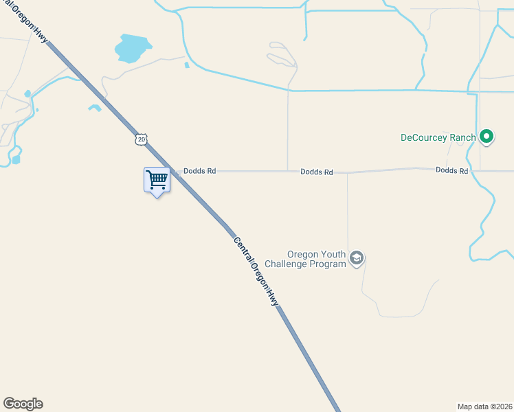 map of restaurants, bars, coffee shops, grocery stores, and more near 23755 Dodds Road in Bend