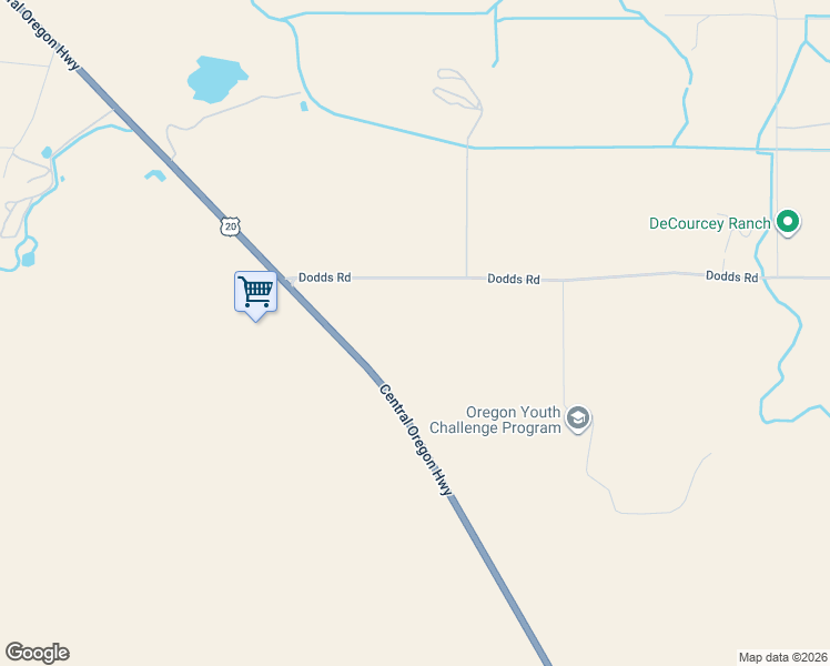 map of restaurants, bars, coffee shops, grocery stores, and more near 23755 Dodds Road in Bend