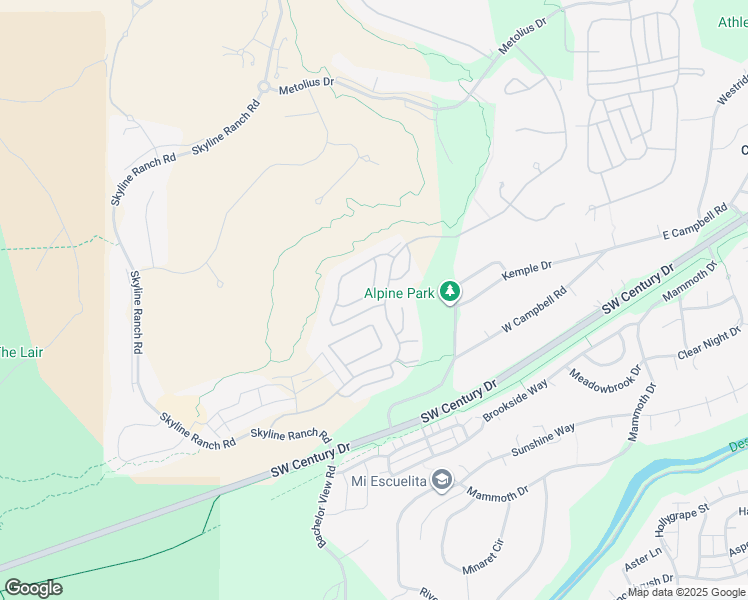 map of restaurants, bars, coffee shops, grocery stores, and more near 19328 Eaton Lane in Bend