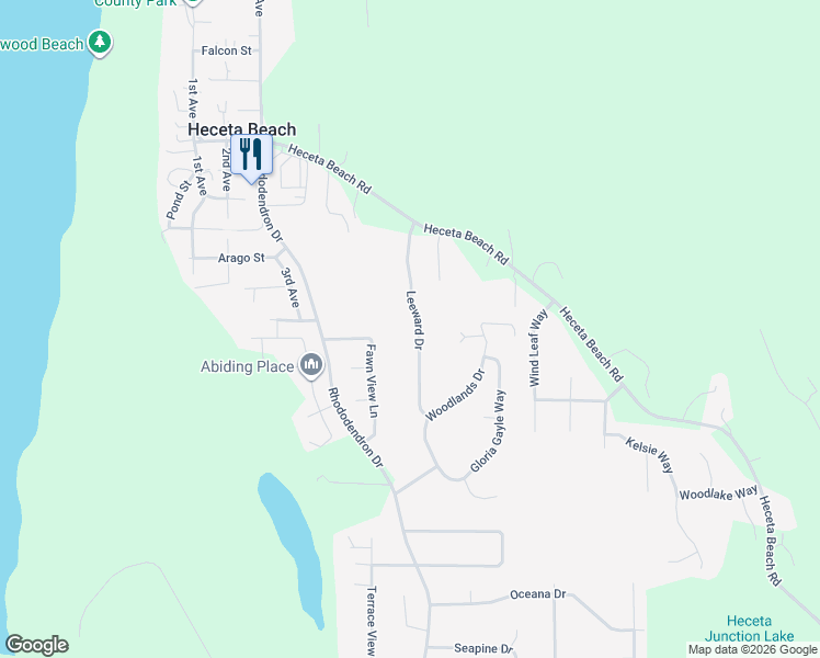 map of restaurants, bars, coffee shops, grocery stores, and more near 88118 Leeward Drive in Florence