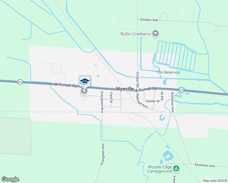map of restaurants, bars, coffee shops, grocery stores, and more near 8490 County Highway North in Tomah