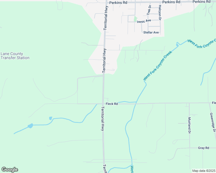 map of restaurants, bars, coffee shops, grocery stores, and more near 87359 Territorial Highway in Veneta