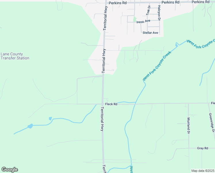map of restaurants, bars, coffee shops, grocery stores, and more near 87359 Territorial Highway in Veneta