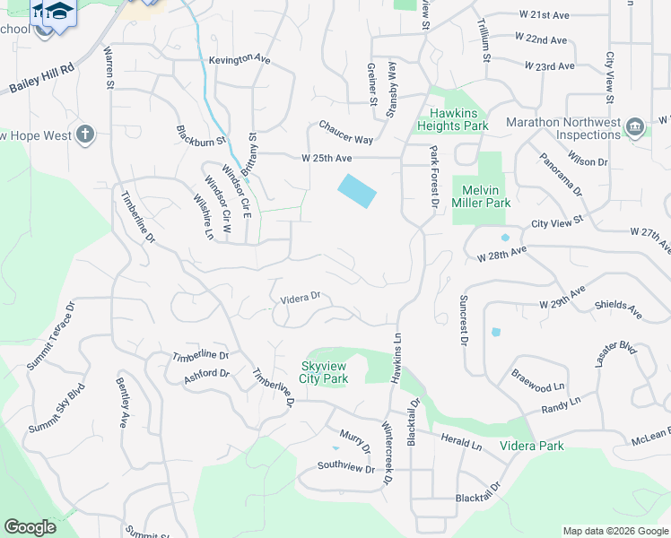 map of restaurants, bars, coffee shops, grocery stores, and more near 3475 Mountain Ash Boulevard in Eugene