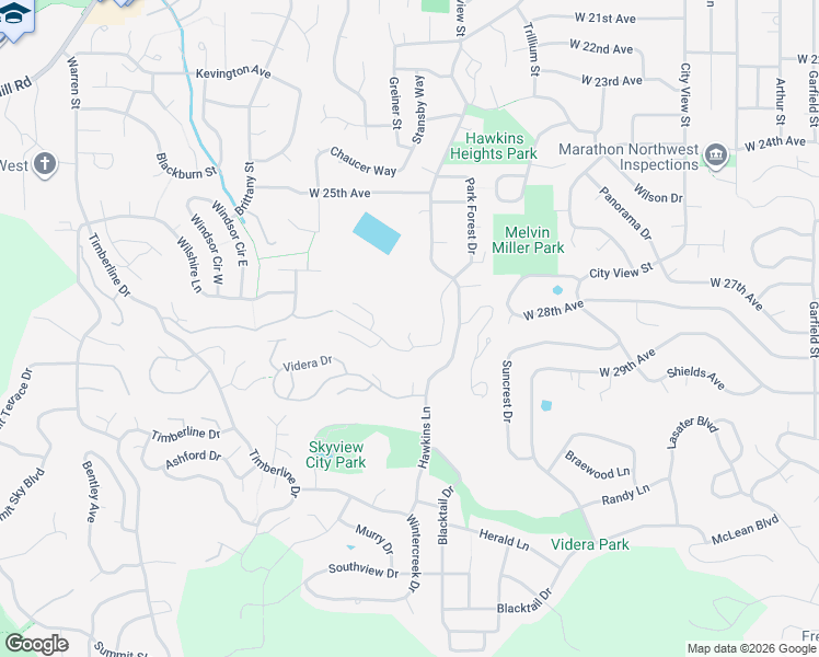 map of restaurants, bars, coffee shops, grocery stores, and more near 2732 Hallmark Lane in Eugene