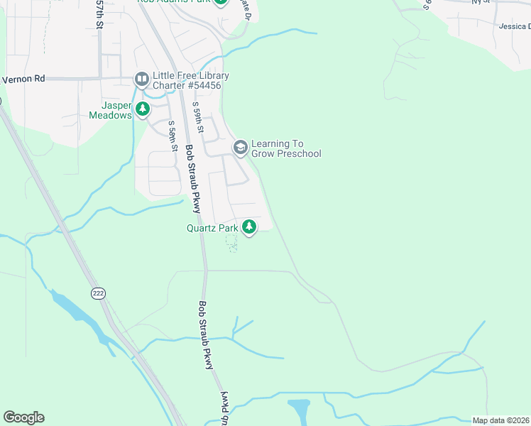 map of restaurants, bars, coffee shops, grocery stores, and more near 6074 Pebble Court in Springfield