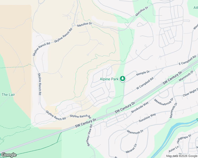 map of restaurants, bars, coffee shops, grocery stores, and more near 19328 Eaton Lane in Bend