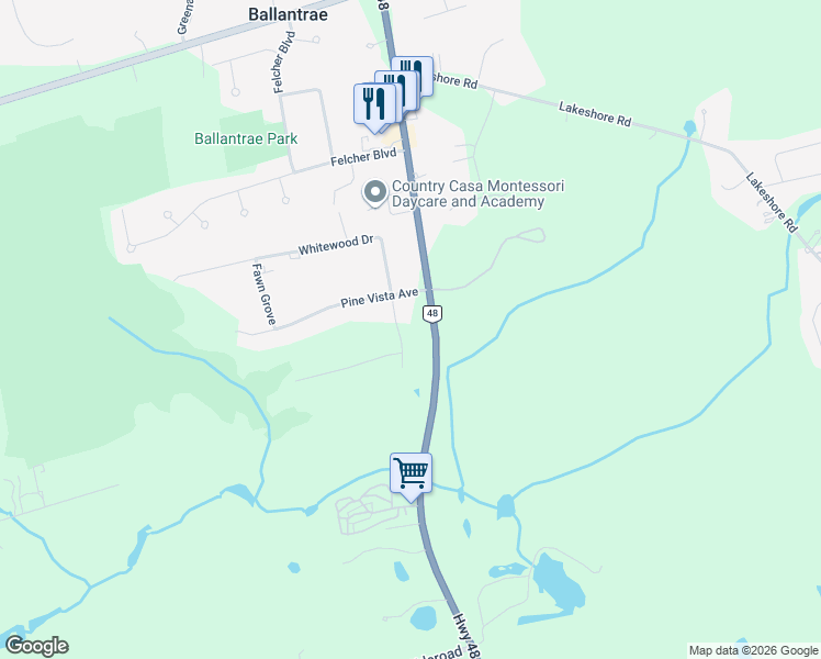 map of restaurants, bars, coffee shops, grocery stores, and more near 9 Pleasant Valley Drive in Whitchurch-Stouffville