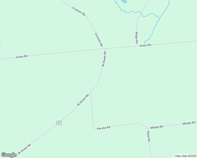 map of restaurants, bars, coffee shops, grocery stores, and more near 25112 County Road 42 in Carthage