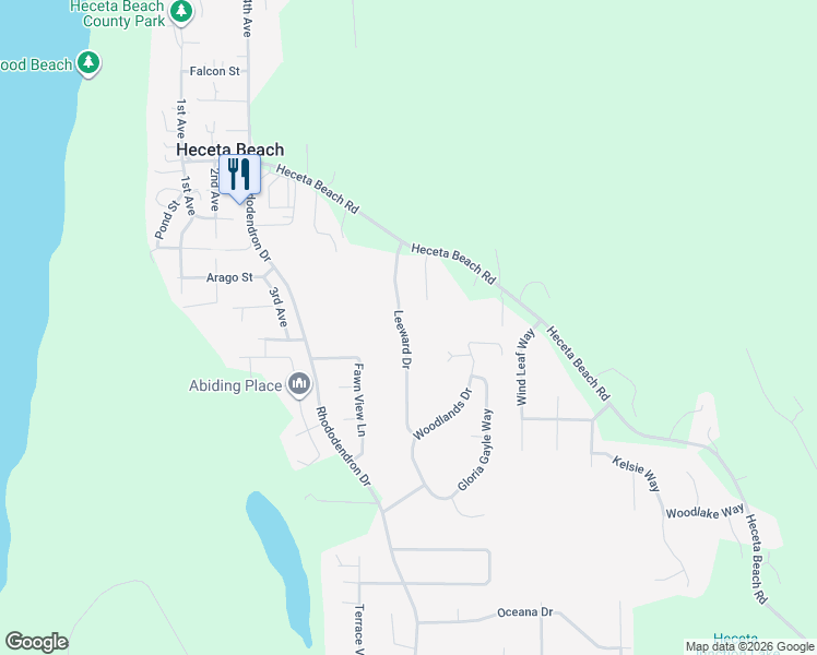 map of restaurants, bars, coffee shops, grocery stores, and more near 88118 Leeward Drive in Florence