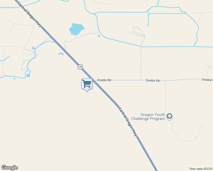 map of restaurants, bars, coffee shops, grocery stores, and more near 23669 Dodds Road in Bend