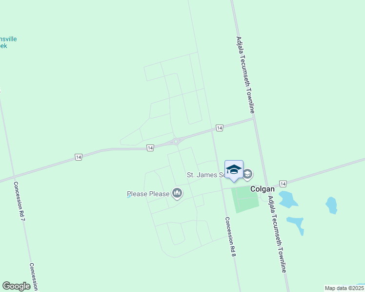map of restaurants, bars, coffee shops, grocery stores, and more near 41 Orchid Crescent in Simcoe County