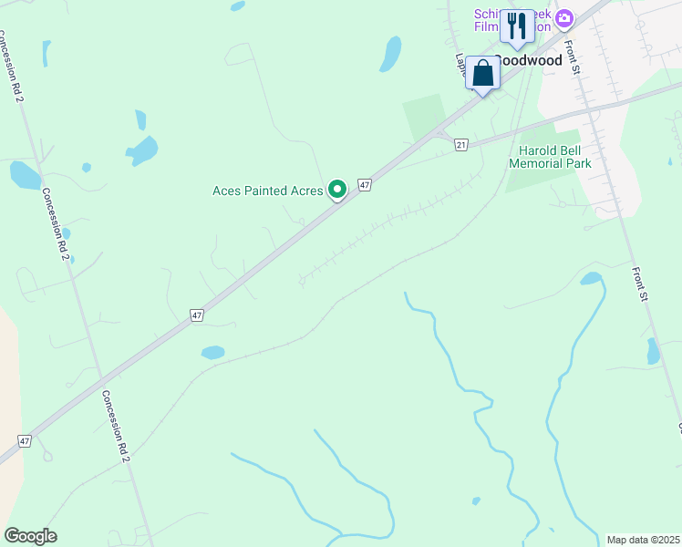 map of restaurants, bars, coffee shops, grocery stores, and more near 35 Deer Ridge Road in Goodwood