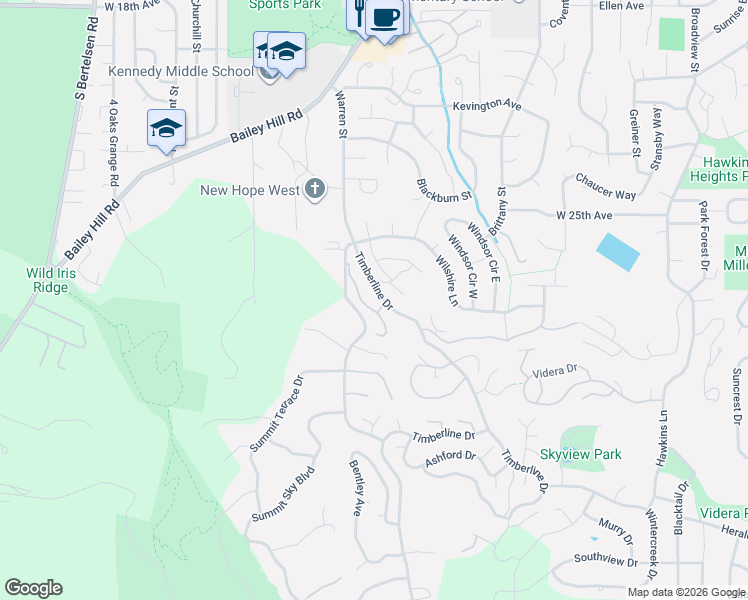 map of restaurants, bars, coffee shops, grocery stores, and more near 2828 Sunnyview Lane in Eugene