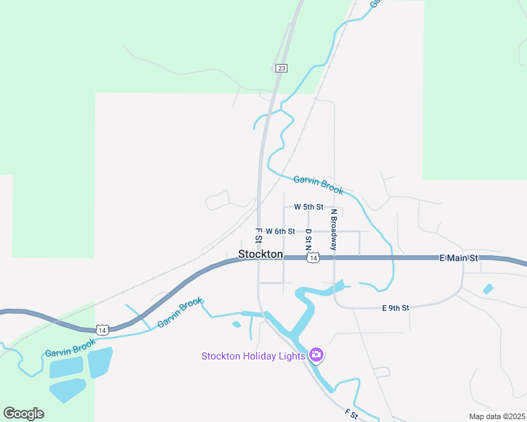 map of restaurants, bars, coffee shops, grocery stores, and more near 8510 County Road 23 in Lewiston