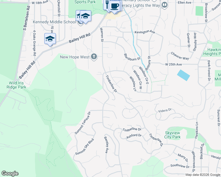 map of restaurants, bars, coffee shops, grocery stores, and more near 2828 Sunnyview Lane in Eugene