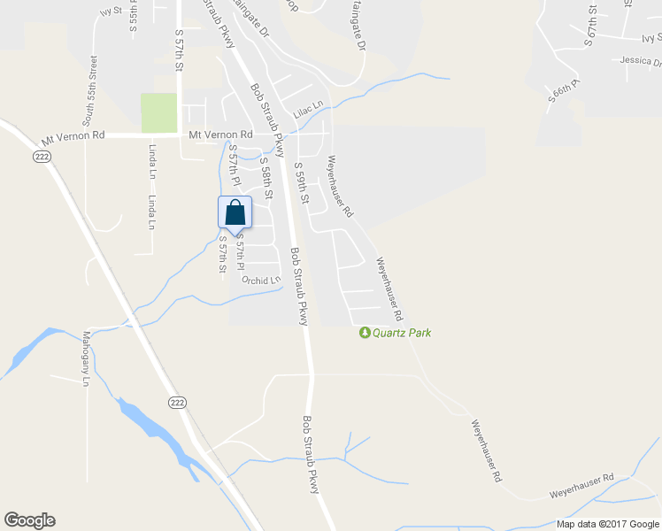 map of restaurants, bars, coffee shops, grocery stores, and more near 1988 South 60th Street in Springfield