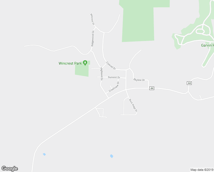 map of restaurants, bars, coffee shops, grocery stores, and more near 55 Crestview Circle in Winona