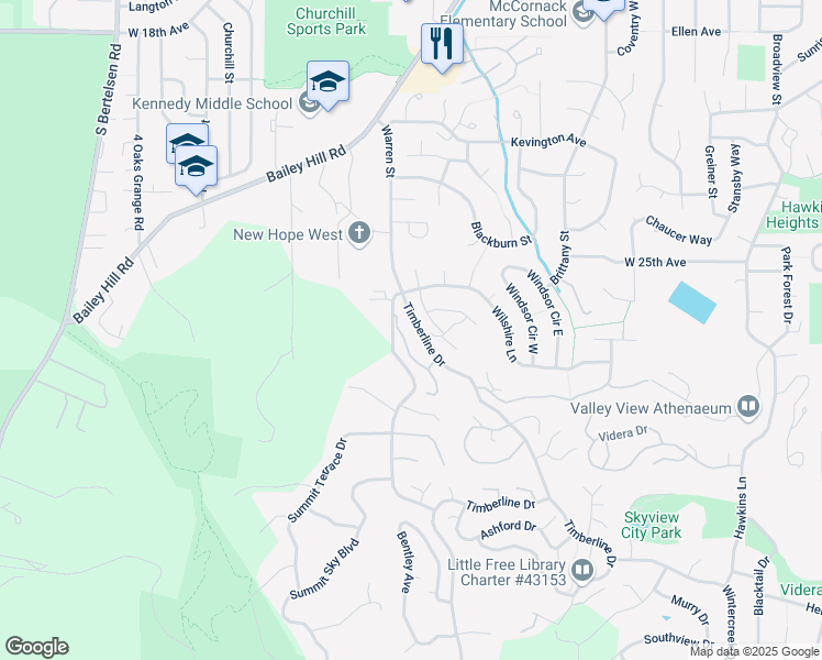 map of restaurants, bars, coffee shops, grocery stores, and more near 2663 Woodstone Place in Eugene