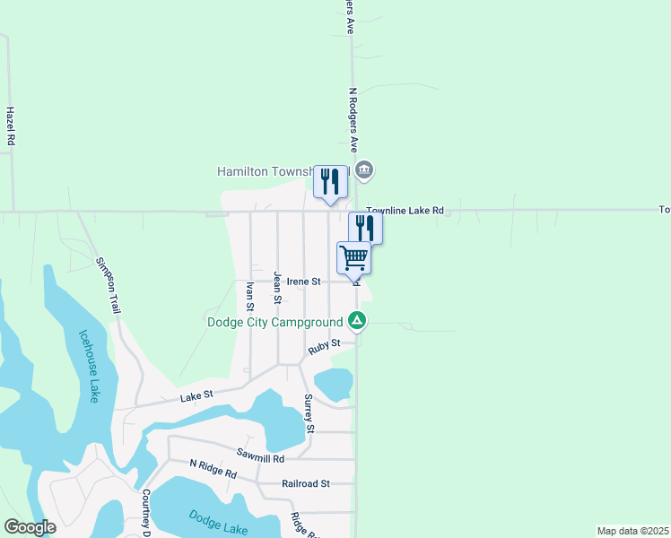 map of restaurants, bars, coffee shops, grocery stores, and more near 2749 Margaret in Harrison