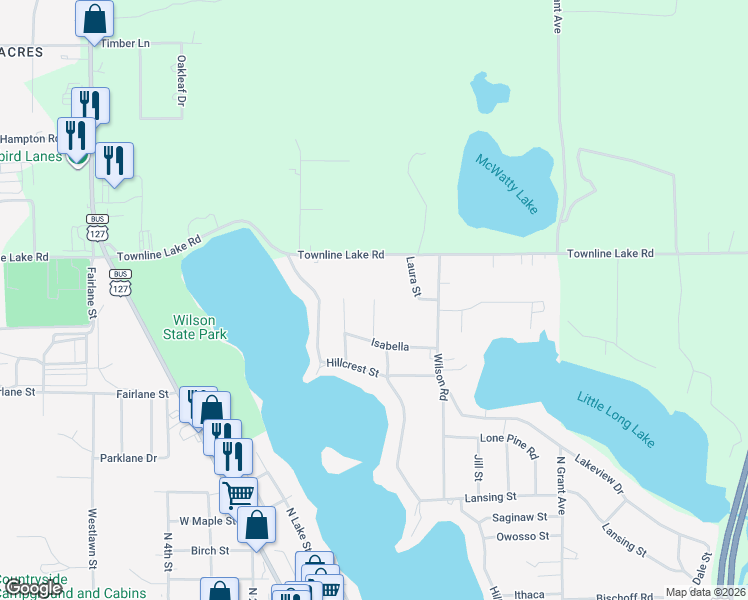 map of restaurants, bars, coffee shops, grocery stores, and more near 201 Mary-Jo Road in Harrison