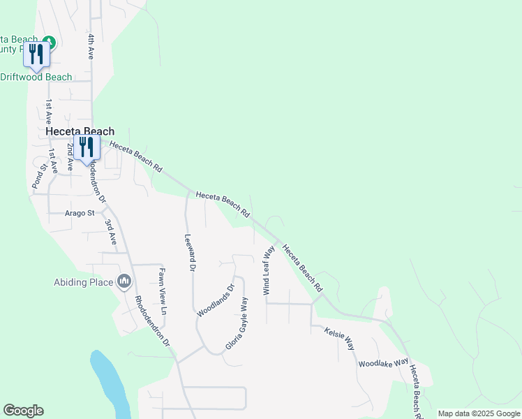 map of restaurants, bars, coffee shops, grocery stores, and more near 4899 Heceta Beach Rd in Florence