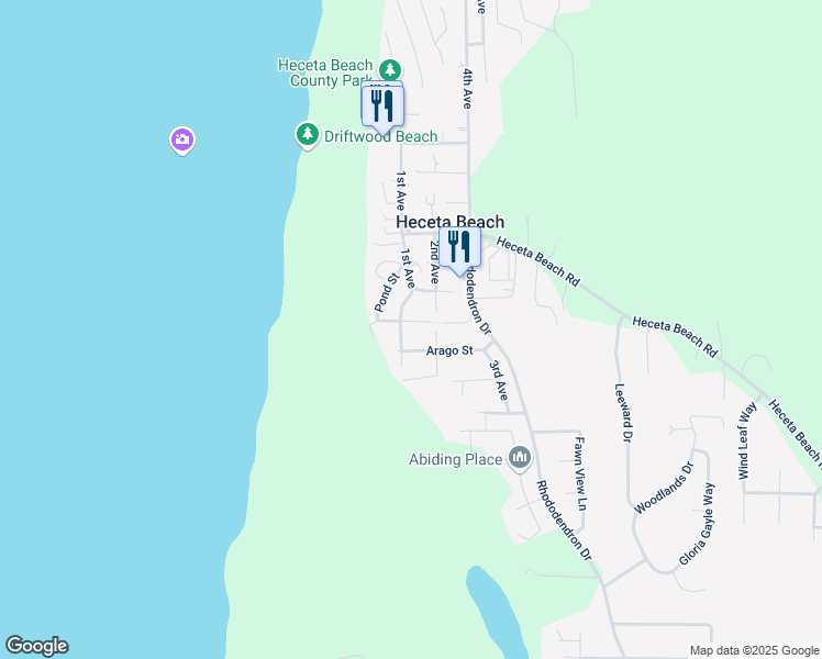 map of restaurants, bars, coffee shops, grocery stores, and more near 4567 Heceta Street in Florence