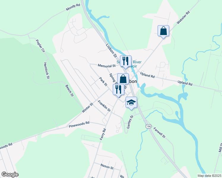 map of restaurants, bars, coffee shops, grocery stores, and more near 15 Park Street in Lisbon