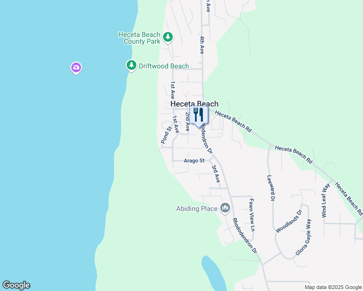 map of restaurants, bars, coffee shops, grocery stores, and more near 4567 Heceta Street in Florence