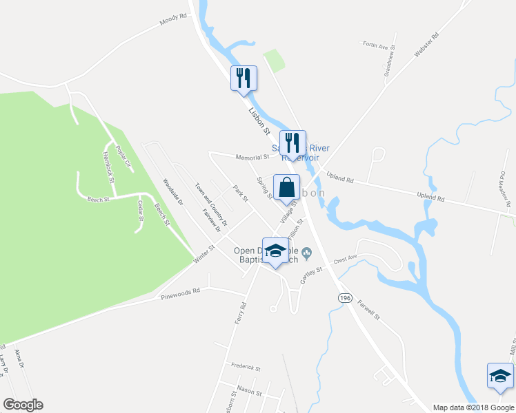 map of restaurants, bars, coffee shops, grocery stores, and more near 15 Park Street in Lisbon