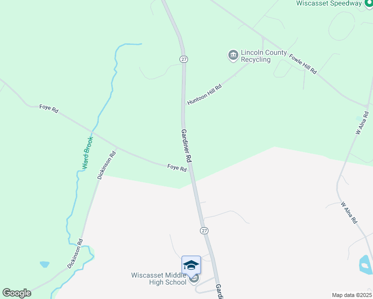 map of restaurants, bars, coffee shops, grocery stores, and more near 373 Gardiner Road in Wiscasset