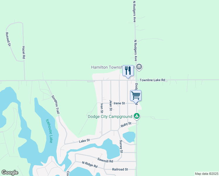 map of restaurants, bars, coffee shops, grocery stores, and more near 2850 Ivan in Harrison