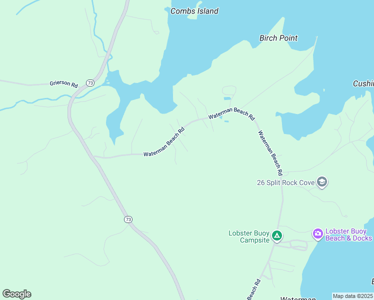 map of restaurants, bars, coffee shops, grocery stores, and more near 20 Country Lane in South Thomaston